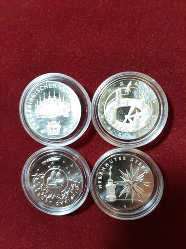 4x25 euro silbermünzen - 4x25,