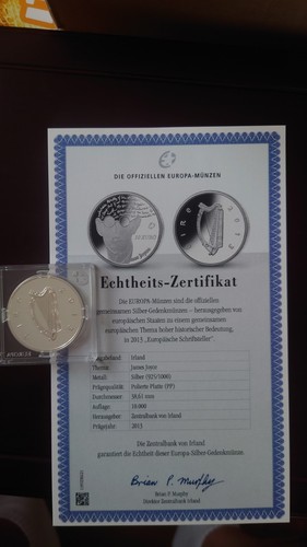 Silbermünze euro irland - euro,