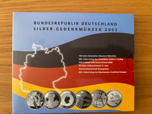 Brd silber gedenkmünzen 2003 - brd,
