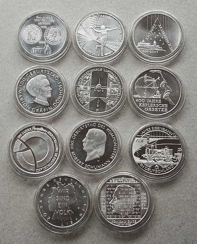 Brd silber gedenkmünzen - silber,