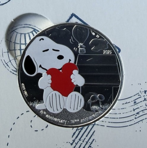 Euro snoopy peanuts silber - snoopy,