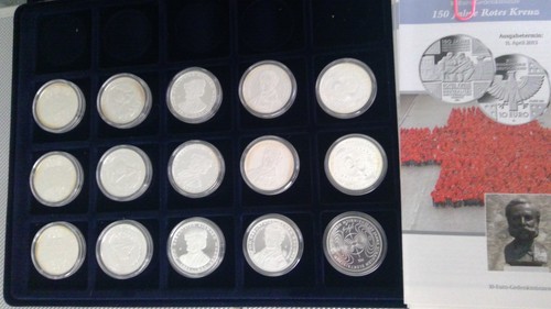 Euro silber münzen - 10,