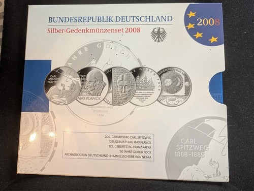 Brd silber gedenkmünzenset - brd,