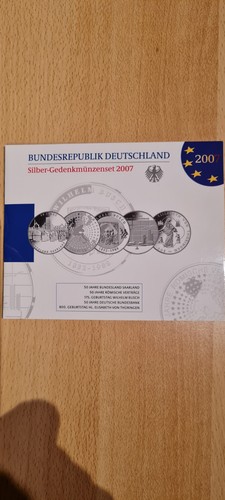 Euro gedenkmünzenset 2007 - 10-euro-gedenkmünzenset,