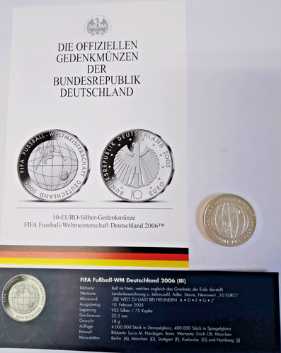 Euro 2005 silber fifa - euro,