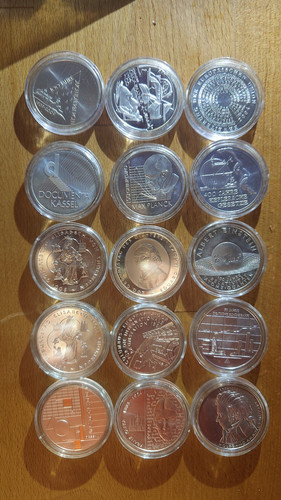 Brd euro silbermünzen - 10, 15