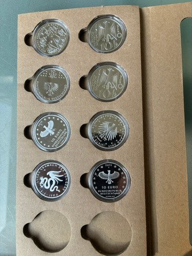 Euro silbermünzen 625 - 8, 10-euro-silbermünzen