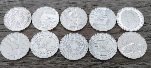 10x euro münze - münze, bis