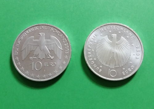 Euro silbermünzen - 10,